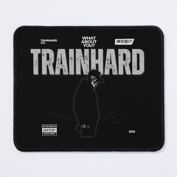 Item preview, “TrainHard Skullman | Dark Gym Motivation Streetwear” designed and sold by TrainHardCo.