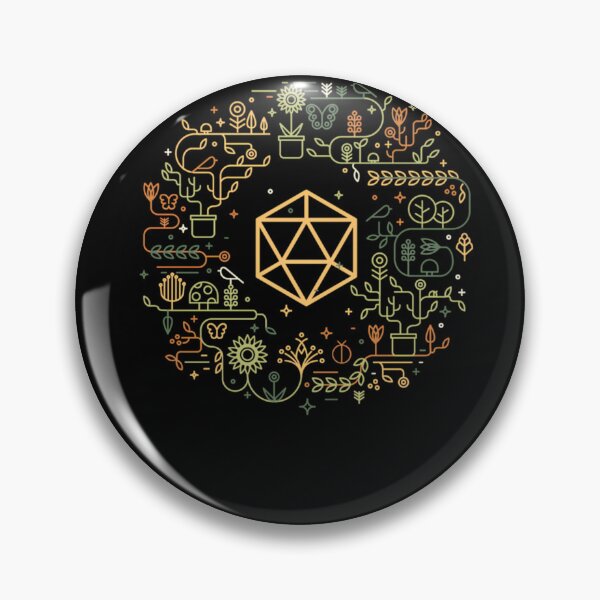 Artikelvorschau, Polyedrische D20-Würfel des Druiden, minimalistischer Tabletop-RPG-Süchtiger entworfen und verkauft von wrenylzddwf47.