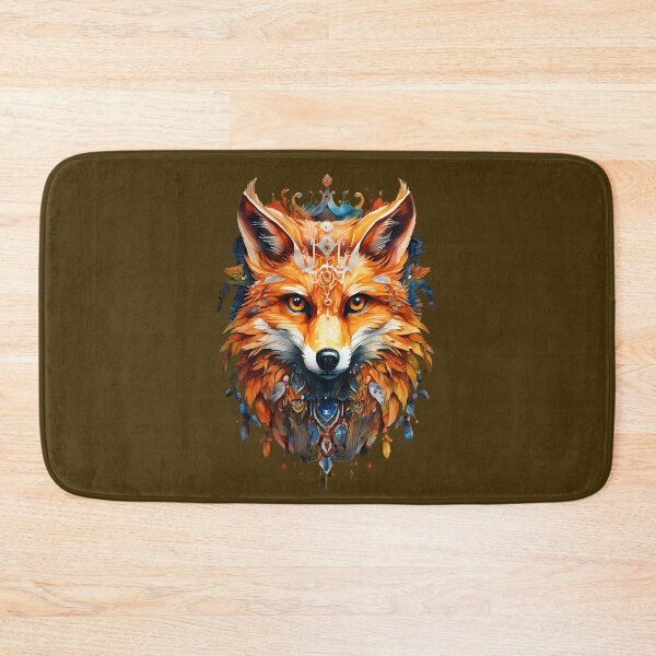 Item preview, Mystical Fox Art: A Blend of Nature, Spirit & Digital Magic designed and sold by Doodle-Bloom.