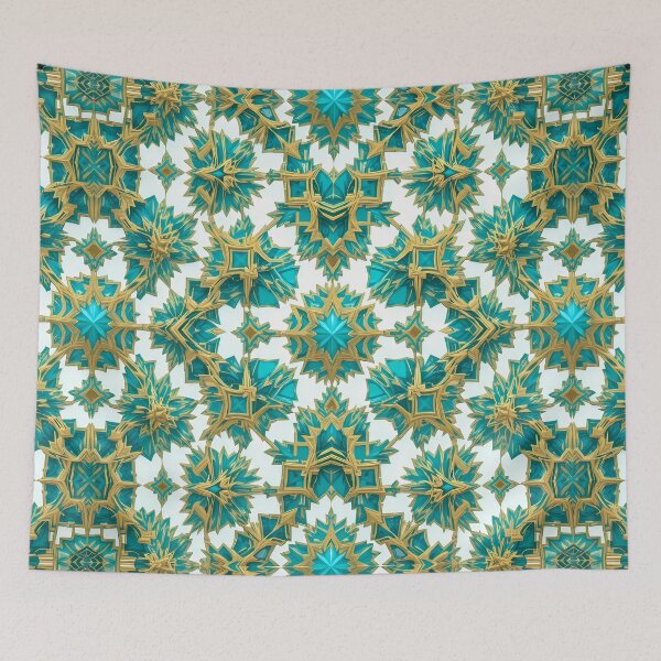 Item preview, Ireland Vivid Geometric Patterns Bold Abstract Art Design designed and sold by ART ATTACK ZONE.