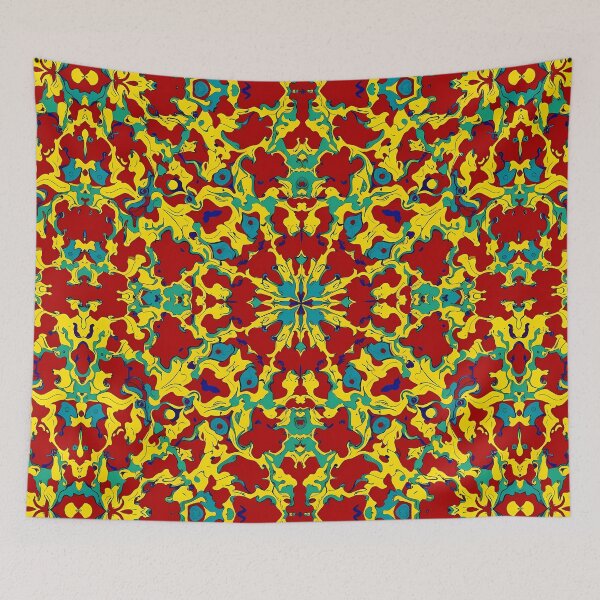 Item preview, China Vivid Geometric Patterns Bold Abstract Art Design designed and sold by ART ATTACK ZONE.