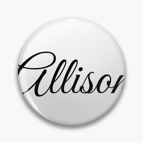 Artikelvorschau, Allison Schreibschrift-Namensdesign entworfen und verkauft von Queenbiancs.