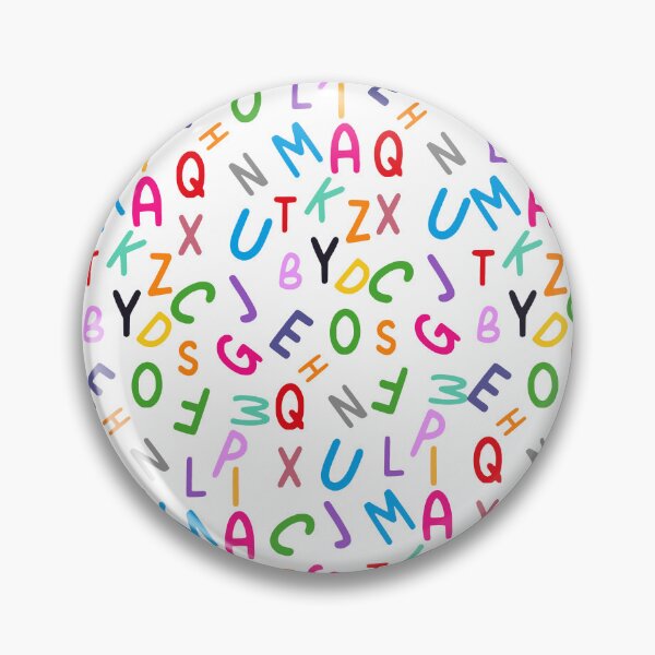Item preview, Colorful Alphabet and Numbers Seamless Pattern designed and sold by Vision Crafted.