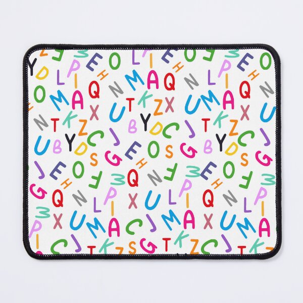 Item preview, Colorful Alphabet and Numbers Seamless Pattern designed and sold by Vision Crafted.