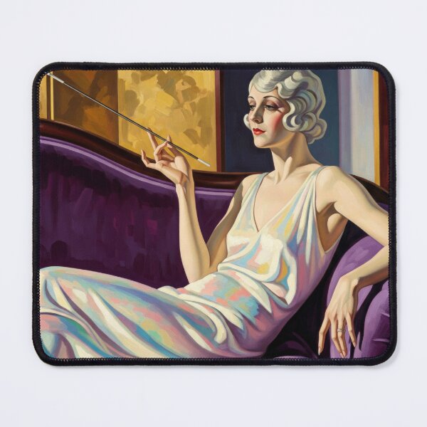 Item preview, The Opal and the Velvet - Original Art Deco Artwork designed and sold by elektronen.