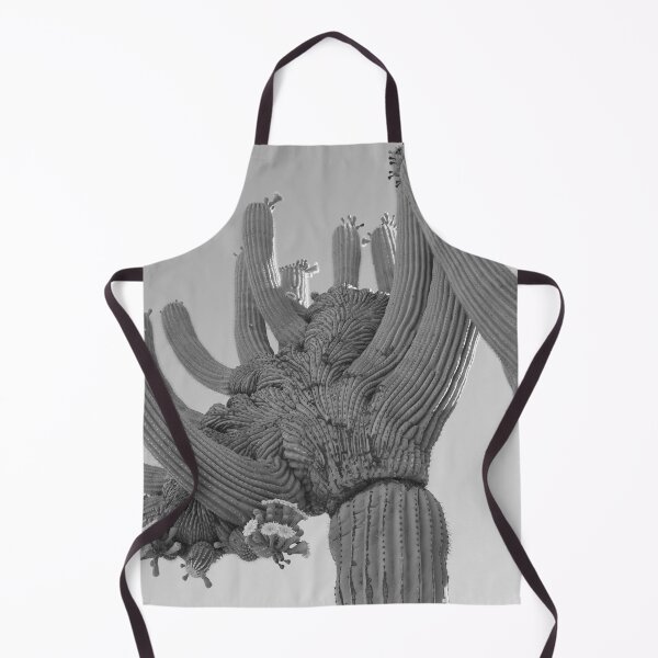 Item preview, Crested Saguaro Cactus Flowers Black And White designed and sold by simonjayphotos.
