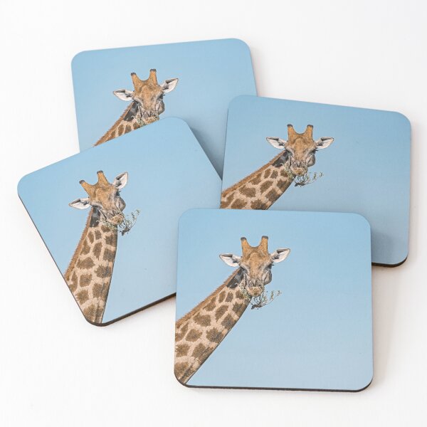 Item preview, Funny Giraffe Portrait – African Wildlife Under Blue Sky designed and sold by DavideAntoniani.