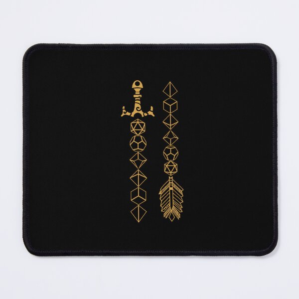 Item preview, Polyhedral Dice Set Sword and Arrow Tabletop RPG Gaming  	 designed and sold by wrenylzddwf47.