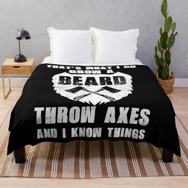 Item preview, Thatx27;S What I Do Grow A Beard Throw Axes Axe Throwing Classic 		 designed and sold by gtnoctzmwv56.