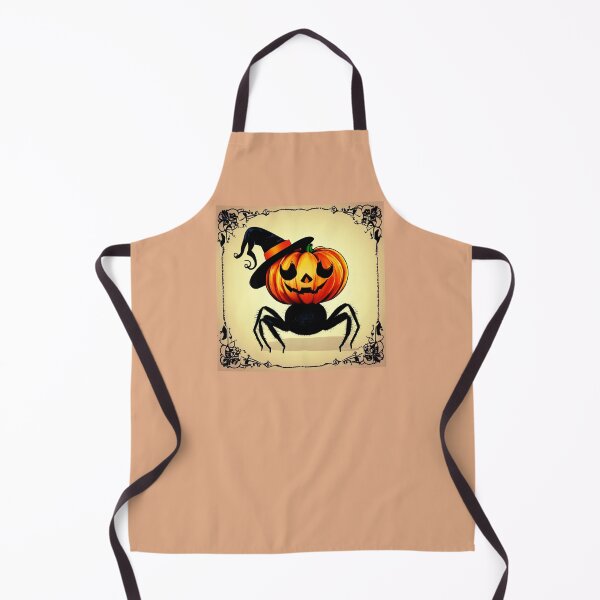 Item preview, Pumpkin in a Spider Hat" designed and sold by Zofia Sosnecka.