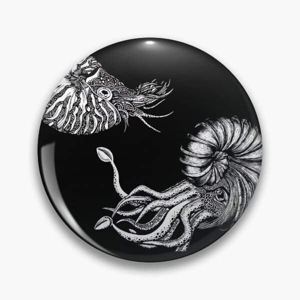 Item preview, Nautilus & Ammonite Illustration 	 designed and sold by usuhmvjvwtp91.