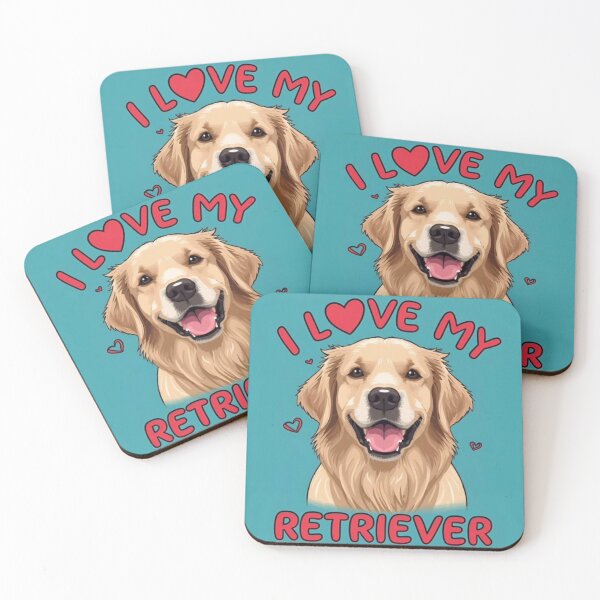 Item preview, I love my retriever! designed and sold by TeeTimeDesignz.