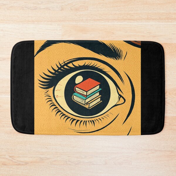 Item preview, Book Addict Retro Comic Sticker – Books in the Eye Pop Art Illustration designed and sold by JacobKAurumhead.