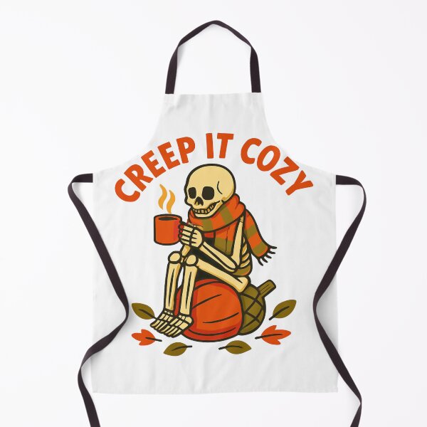 Item preview, Creep It Cozy - Skeleton with Pumpkin Design designed and sold by AaroZoolvik.