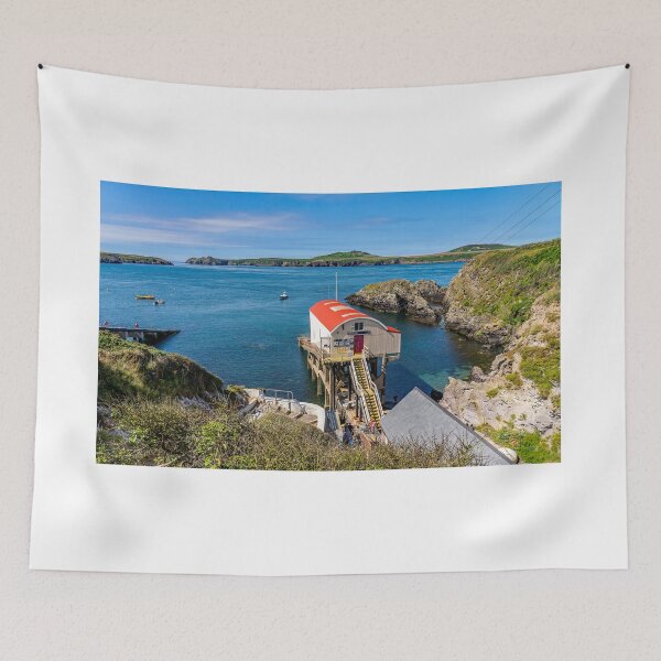 Item preview, St Justinian's Lifeboat Station in St Davids, Wales designed and sold by yackers1.