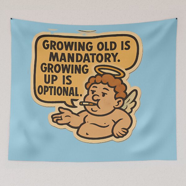Item preview, Growing up is optional designed and sold by wings-studio.