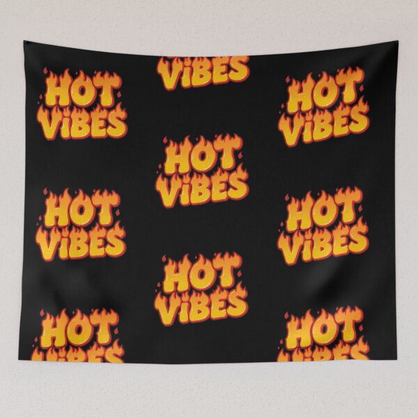 Item preview, Hot Vibes – Stylish Flaming Letters designed and sold by drchzak.