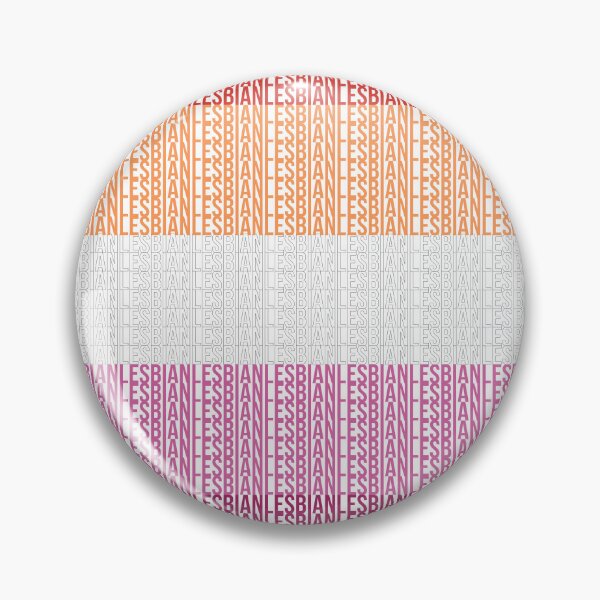 Item preview, Typographic Sunset Lesbian Pride Flag designed and sold by RyanGDesign.