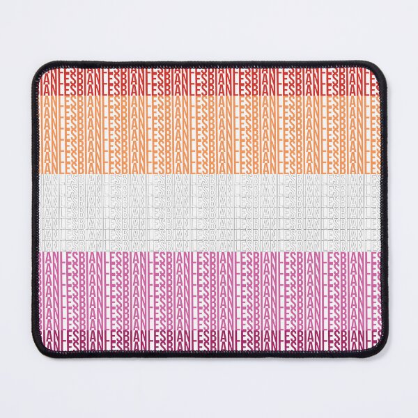 Item preview, Typographic Sunset Lesbian Pride Flag designed and sold by RyanGDesign.