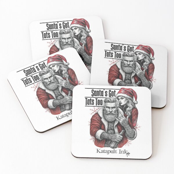 Item preview, Santa’s Got Tats Too – Katapult Ink Seasonal Dro designed and sold by Katapultink.