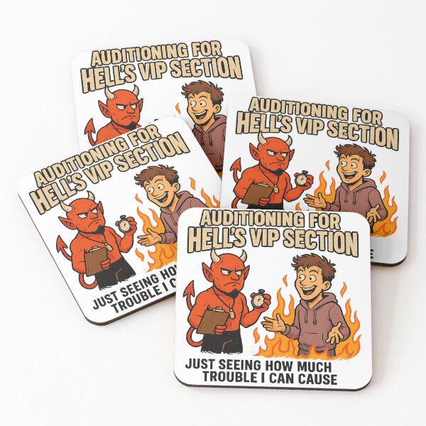 Item preview, Auditioning for Hell’s VIP Section – Funny Sarcastic T-Shirt designed and sold by VandalMuse.