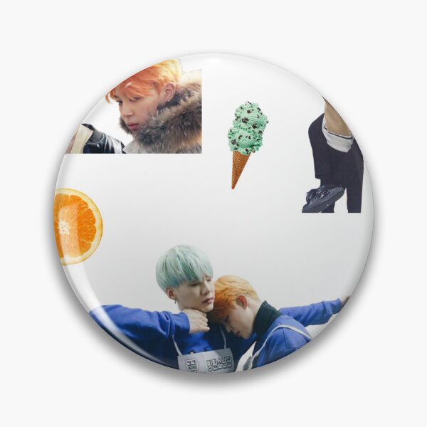 Item preview, Orange and Mint Yoonmin designed and sold by Kpophubb.