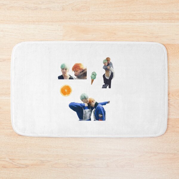 Item preview, Orange and Mint Yoonmin designed and sold by Kpophubb.