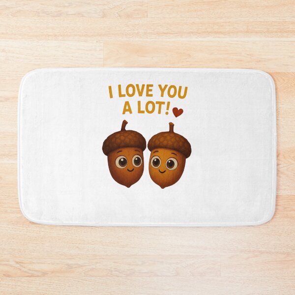 Item preview, Cute Acorns Love – Autumn Couple Art designed and sold by Liv Solara.