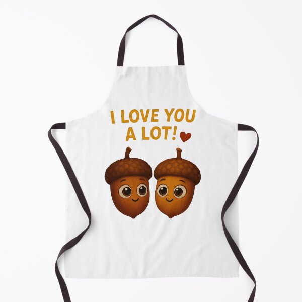 Item preview, Cute Acorns Love – Autumn Couple Art designed and sold by Liv Solara.