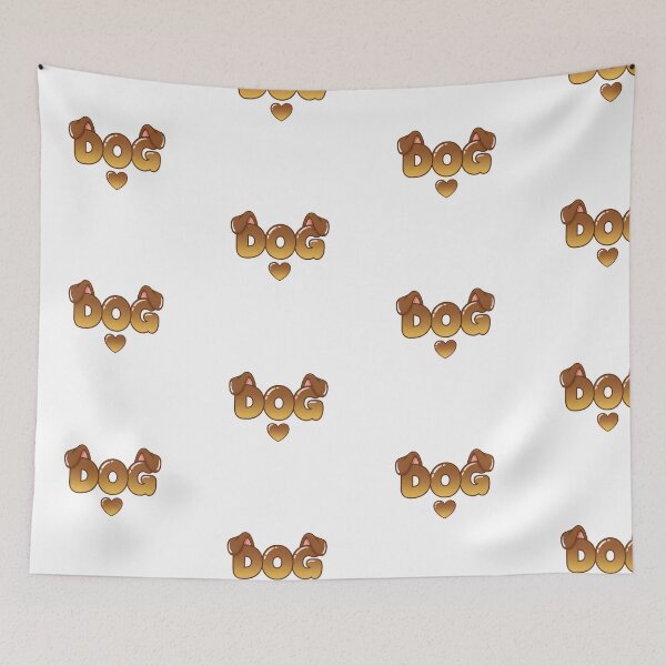 Item preview, Dog – Cute typography with dog ears designed and sold by drchzak.