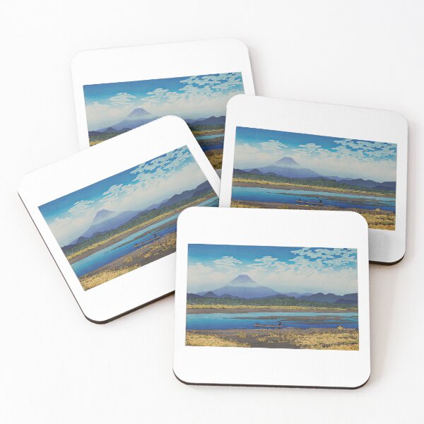 Item preview, Mount Fuji from Bany-u River by Hasui designed and sold by TeeARTHY.