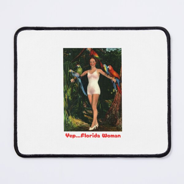 Item preview, Florida Woman With Parrots designed and sold by Oddly Enchanted.