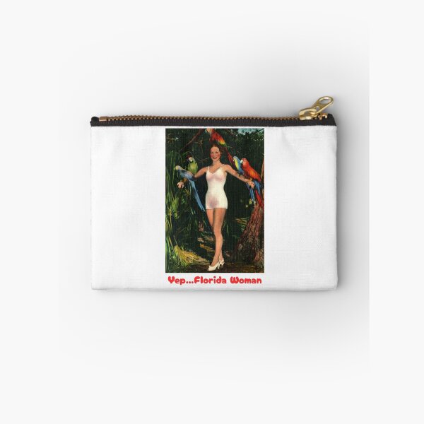 Item preview, Florida Woman With Parrots designed and sold by Oddly Enchanted.