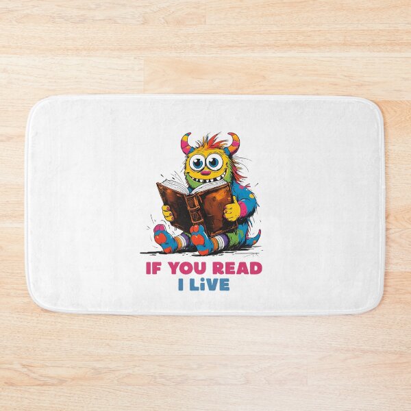 Item preview, A monster reading a book designed and sold by Filologica.