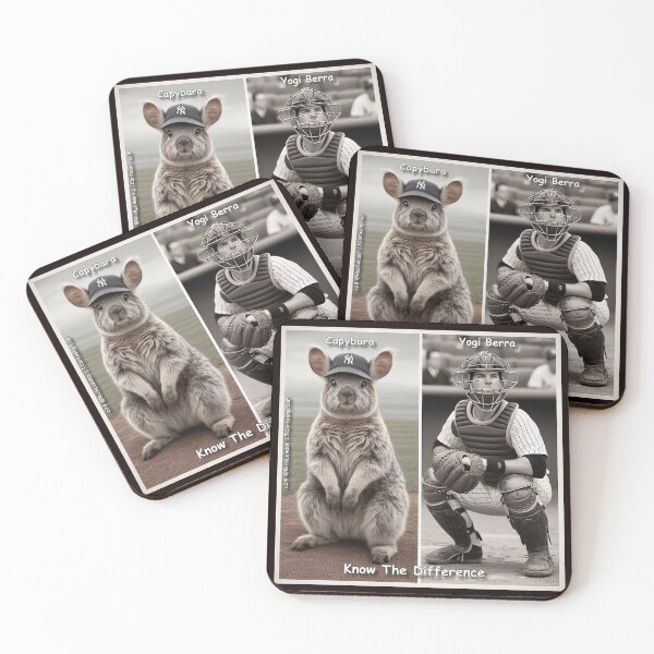 Item preview, Capybara vs. Yogi Berra: Know The Difference designed and sold by Rick London Gifts.