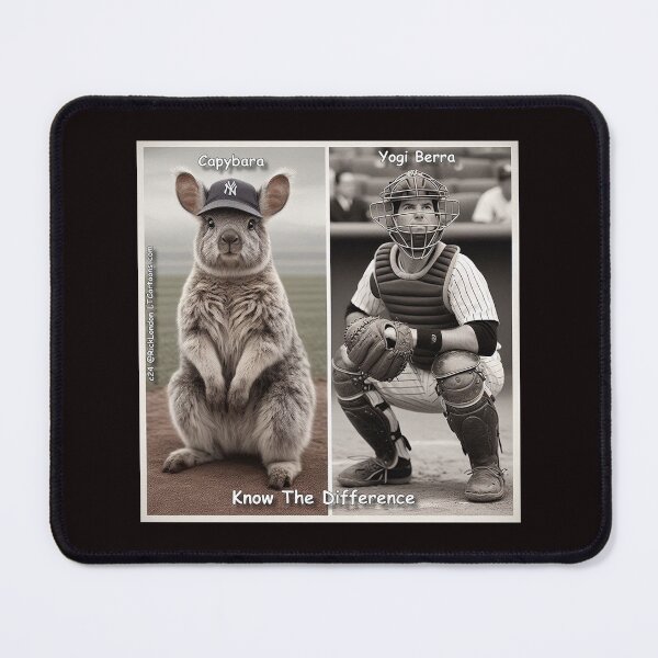 Item preview, Capybara vs. Yogi Berra: Know The Difference designed and sold by Rick London Gifts.