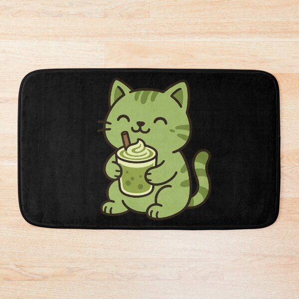 Item preview, Matcha Cat designed and sold by Prints-by-Olaf.