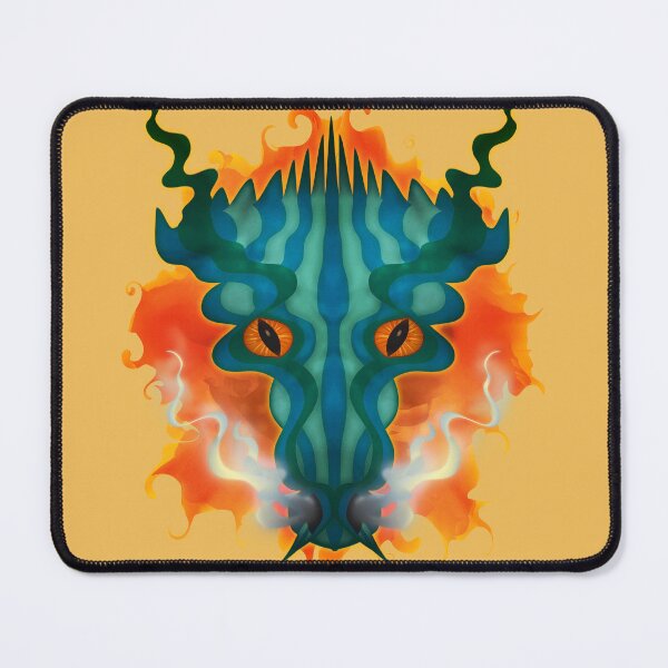 Item preview, Squiggle Line Dragon Fire designed and sold by Majikat Designs.