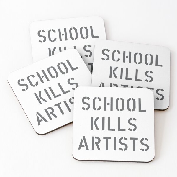 Item preview, School Kills Artists designed and sold by The Common Tee.