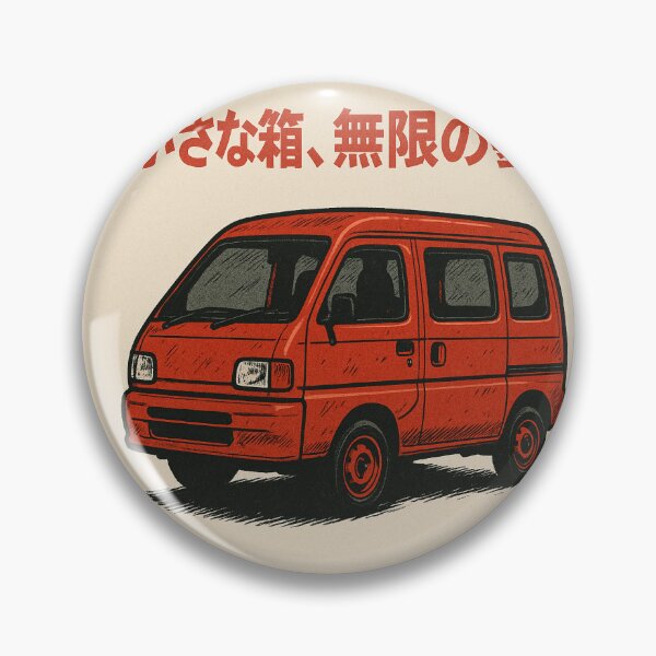 Item preview, Kei-van in red. Pencil style designed and sold by GridlineMotors.
