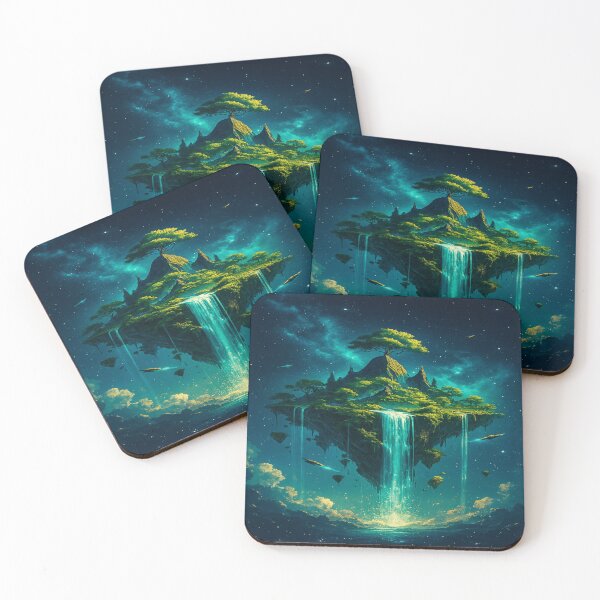 Item preview, Floating Island in Space designed and sold by ZeMa-JA.