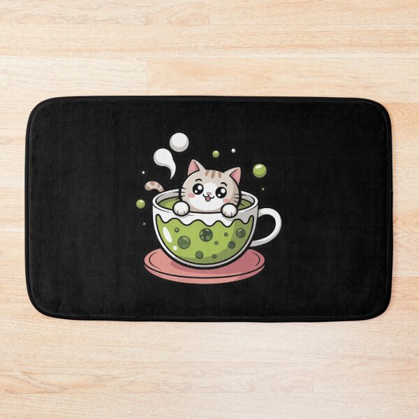 Item preview, Matcha Cat designed and sold by Prints-by-Olaf.