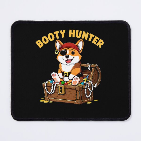 Item preview, "Aaaarrrr Dorable" Cute Pirate Corgi - Funny Cartoon Dog Art with Crossed Bones Design designed and sold by RojoyDesigns.