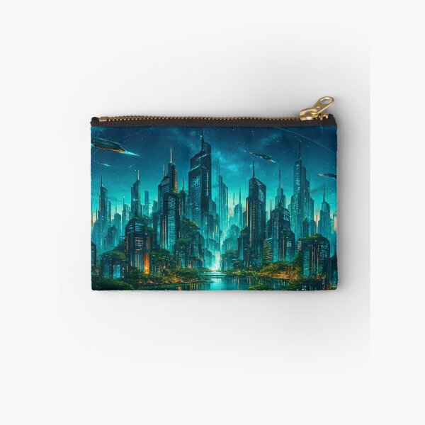Item preview, Futuristic Dome City Under the Stars designed and sold by ZeMa-JA.