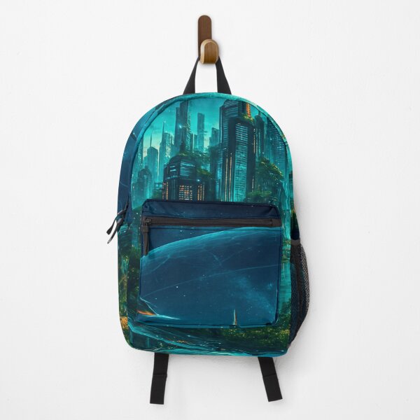 Item preview, Futuristic Dome City Under the Stars designed and sold by ZeMa-JA.