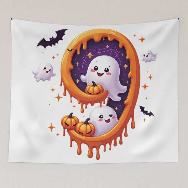 Item preview, Halloween Number 9 Ghosts Pumpkins Bats Spiderweb Costume designed and sold by ArtDesignTp.