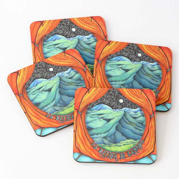 Item preview, I Would Rather Be Camping designed and sold by Christina Plumb.