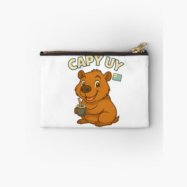 Item preview, Capy UY – Cute Capybara with Uruguayan Flag and Mate designed and sold by CapyToon.