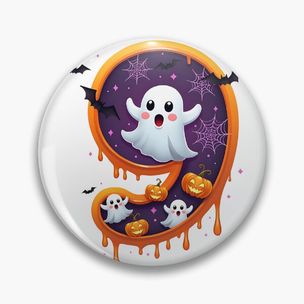 Artikelvorschau, Halloween Nummer 9 Geister Kürbisse Spinnennetz Gruseliges Kostüm entworfen und verkauft von ArtDesignTp.