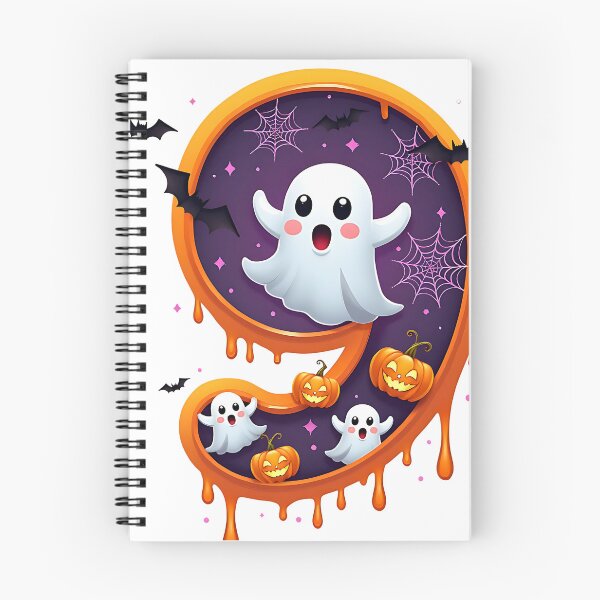 Item preview, Halloween Number 9 Ghosts Pumpkins Spiderweb Spooky Costume designed and sold by ArtDesignTp.